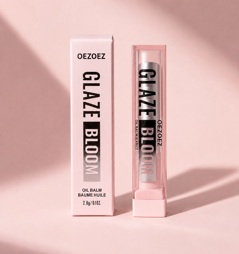 Oezoez Glaze Bloom Oil Balm – Glossy Hydrating Lip Oil Stick for Plump, Soft Lips