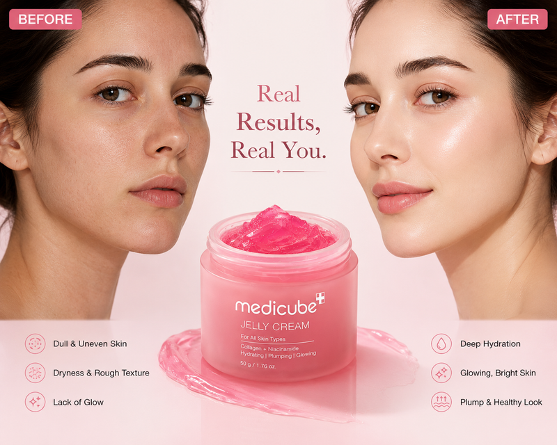Collagen Jelly mask – Brightening & Hydrating Gel Moisturizer for Glowing Skin | For All Skin Types"