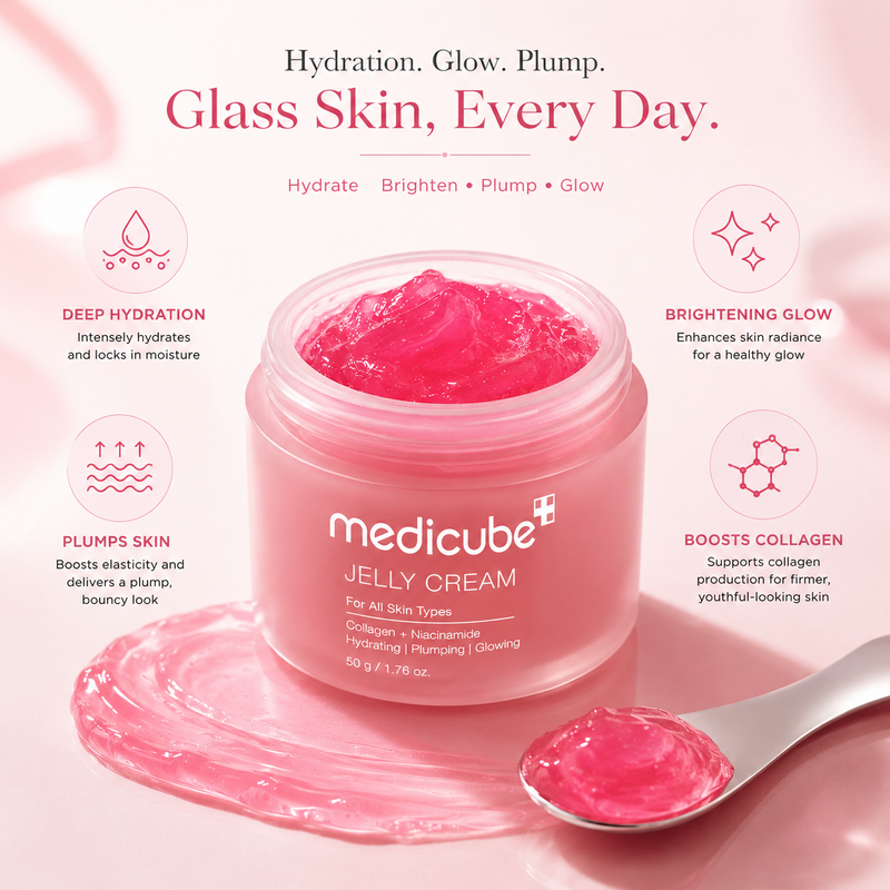 Collagen Jelly mask – Brightening & Hydrating Gel Moisturizer for Glowing Skin | For All Skin Types"